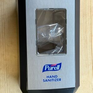 PURELL Hand Sanitizer Dispenser - Black and gray/silver